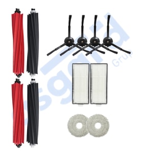 Roborock Q Revo Master Uyumlu 2 Ana Fırça 4 Yan Fırça 2 Filtre 2 Mop