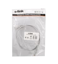 S-link sl-cat601 Cat6 1mt Gri Utp Patch Kablo