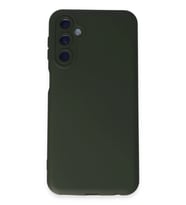 Mey İthalat® Samsung Galaxy M14 5G Kılıf Nano içi Kadife Silikon - Koyu Yeşil
