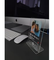 Kişiye Özel Spotify Masüstü Kare Kodlu Plak