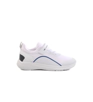 Walkway Beyaz Fileli Cırtlı Hafif Unisex Çocuk Spor Ayakkabı Dera 640 F (Beyaz - Lacivert)