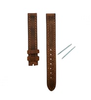 N1001S NUBUK DERİ KORDON - KAHVERENGİ - 14MM