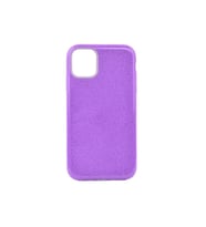 Apple iPhone 11 Uyumlu Kılıf Zore Shining Silikon (Mor)