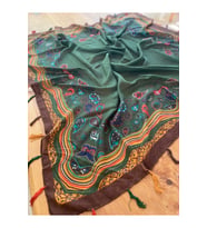 Etnik 110 x 110 cm Pareo Eşarp Şal Paisley 1757089