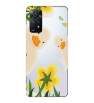Redmi Note 11 Pro Uyumlu Sevimli Ördekler Tasarımlı Şeffaf Telefon Kılıfı
