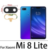 Tkgz Xiaomi Mİ8 LİTE Arka Kamera Camı Lens Yapışkanlı