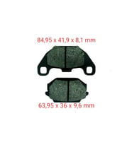 Kymco Ön Fren Disk Balatası Fa305 3369 Sym Joyride Evo 125-200 Arka-Kymco People 125-S 200