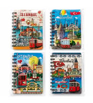 İstanbul Temalı Kabartmalı Defter Alk5823