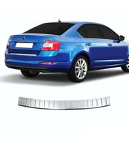 Skoda Octavia (A7) Arka Tampon Eşiği - Krom  2013-2019 Arası, SD
