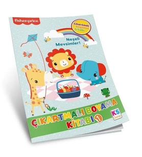 Fisher Price Coloring Sticker Book 1 Neşeli Mevsimler