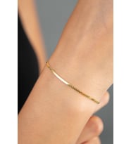 Elika Silver Kadın Tilki Kuyruğu Model 925 Ayar Gümüş Bileklik (STD)