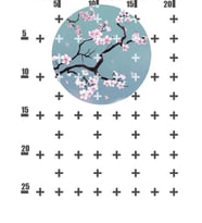 Yenilebilir Şeker Kağıt Sakura Ağaçı Japon Kiraz Ağaçı Temalı Pasta Süsleme