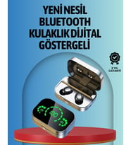 Akıllı Dijital Ekranlı TWS Kulaklık – Uzun Pil Ömrü, Stabil Bağlantı