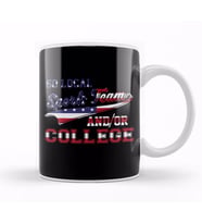 Go Local Sports Team Or College USA Flag Patriotic Kupa Bardak Porselen