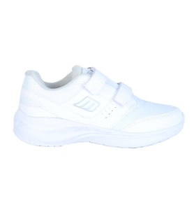 MP 241-1568ZN Cırtlı Kadın Sneaker Spor Ayakkabı (Beyaz)