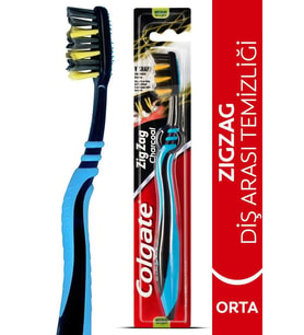 Colgate ZigZag Charcoal Diş Arası Temizliği Orta Diş Fırçası 