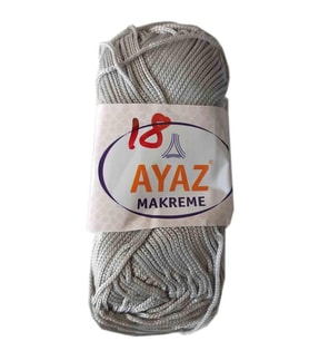 Angel Çanta Aksesuar 100 Gram Polyester Makrome No:18 Açık Gri
