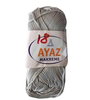 Angel Çanta Aksesuar 100 Gram Polyester Makrome No:18 Açık Gri