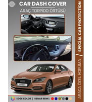 HYUNDAI GENESIS BH KASA (2008-2014) Torpido Örtüsü Ön Panel Halı Torpido Koruma Tam Uyum