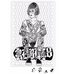 Garota Skate 2 Puzzle 240 Parça Yapboz