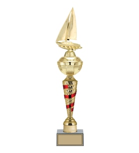 ODAK KUPA - Figürlü Kupalar - Yelken Figürlü Kupalar FG-077 C - 52 cm