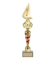 ODAK KUPA - Figürlü Kupalar - Yelken Figürlü Kupalar FG-077 C - 52 cm