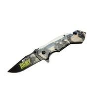 Mtech 4 23 3 Army Kurtarma / Kamp Çakı 20cm - Yarı Otomatik, Kemerlikli, Cam Kırma Ve İp Kesme Aparatlı