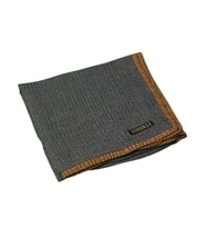 Mısırlı Eşarpları Biyeli Müslin Düz Renk Eşarp 100x100cm (Füme)