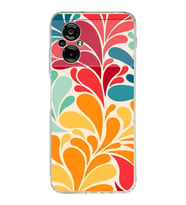 PrintiFy Xiaomi Poco M5 ile Uyumlu 1mm Slim Fit Retro Renkler 5 Baskılı Şeffaf  Kılıf