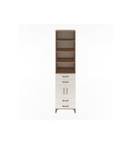 Hyperion Dolap 5 Raflı 4 Çekmeceli 2 Kapaklı 60x44x243 Çam-Aytaşı