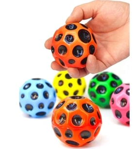 Bouncy Ay Topu Zıplayan Top Renkli - 3 adet