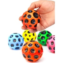Bouncy Ay Topu Zıplayan Top Renkli - 3 adet