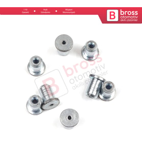 BCR020 Cam Kriko Kablo Halat Uç Pimi Tutma Perçini 8x9.25/1.6 mm mm 100 Adet
