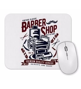 Barber Shop Mouse Pad