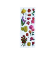 Sticker Kabartmalı Stiker Defter, Planlayıcı Etiket Gül (cb147) 16x7 cm