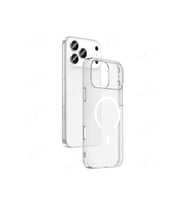 Fuchsia iPhone 17 Pro Max ile Uyumlu Manyetik Şarj Olabilen Kamera Çerçeveli Kapak