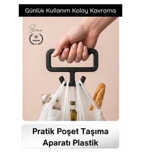 #Tutacak Pratik Poşet Taşıma Aparatı Plastik Ergonomik Tutacak Market Alışveriş Dayanıklı Konforlu H