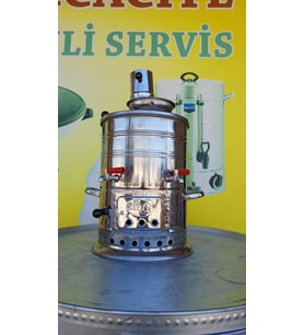 ÇİFT MUSLUKLU SEMAVER 5 LT