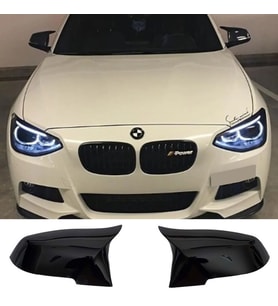 Bmw F20 M1 Yapıştırma Batman Yarasa Ayna Kapağı Piona Black ABS 2011-2019