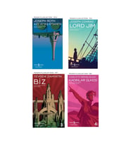 Aziz Ayyaş Efsanesi + Lord Jim + Biz + Kadınlar Ülkesi- 4 Kitap Set - Iş Bankası Özel Set Aziz Ayyaş
