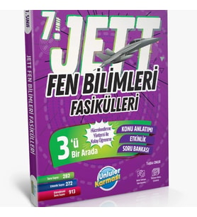 ÜNLÜLER KARMASI 7. SINIF JETT FEN BİLİMLERİ FASİKÜLLERİ