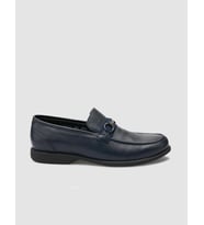 Tokalı Hakiki Deri Lacivert Erkek Loafer