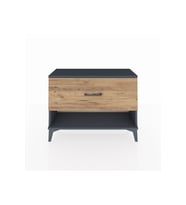 Arges Şifonyer Tek Çekmeceli 88x30x64 Antrasit-Çam