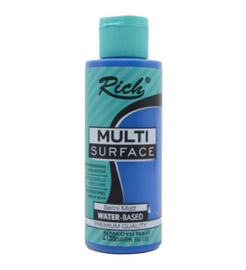 Rich Multi Surface Akrilik Boya Koyu Mavi 120cc