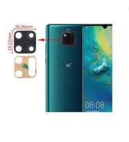 Huawei Uyumlu MATE 20 PRO Arka Kamera Camı Lens Yapışkanlı