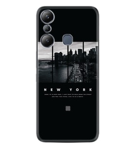 Infınix Hot 20i Kılıf Silikon Desen Özel Seri New York 1612