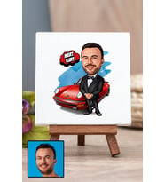 Erkeğe Hediye Karikatürlü Masa Dekoru