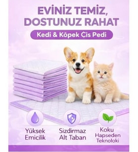 Yıkanabilir Kopitoneli sıvı geçirmez kedi /köpek çiş pedi -ölçüler 70 x 70