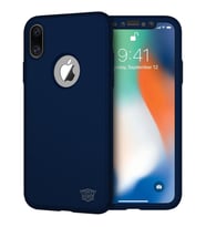 Buff iPhone X ile Uyumlu 4D Kılıf Blue (Mavi)