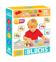 Araç Bloklar 20 Parça (Karışık)